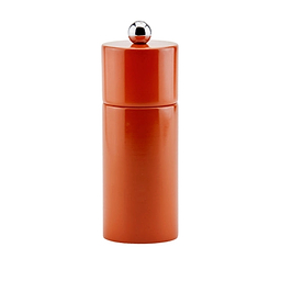 Orange Mini Column Salt or Pepper Mill