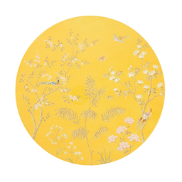 Yellow Chinoiserie Placemats - Set of 4