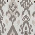Ikat Mink Linen Tablecloth