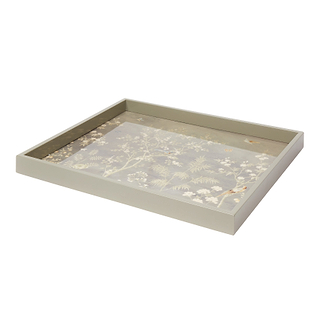 Grey Medium Chinoiserie Tray