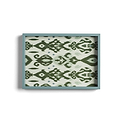Ikat Small Khaki & Chambray Two-Tone Tray