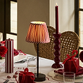 Tall Cherry Bobbin Candlestick - 24cm