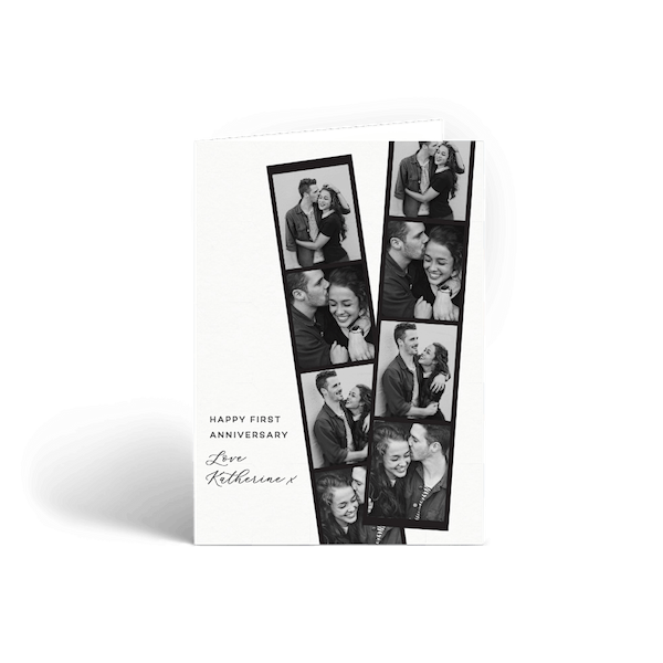 Greeting card for personalize options