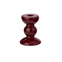 Small Cherry Bobbin Candlestick - 10cm