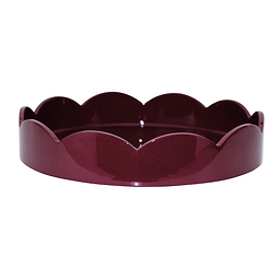 Cherry Small Round Scallop Tray