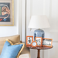 Orange & Silver Alarm Clock