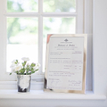 Silver Plated Certificate Frame