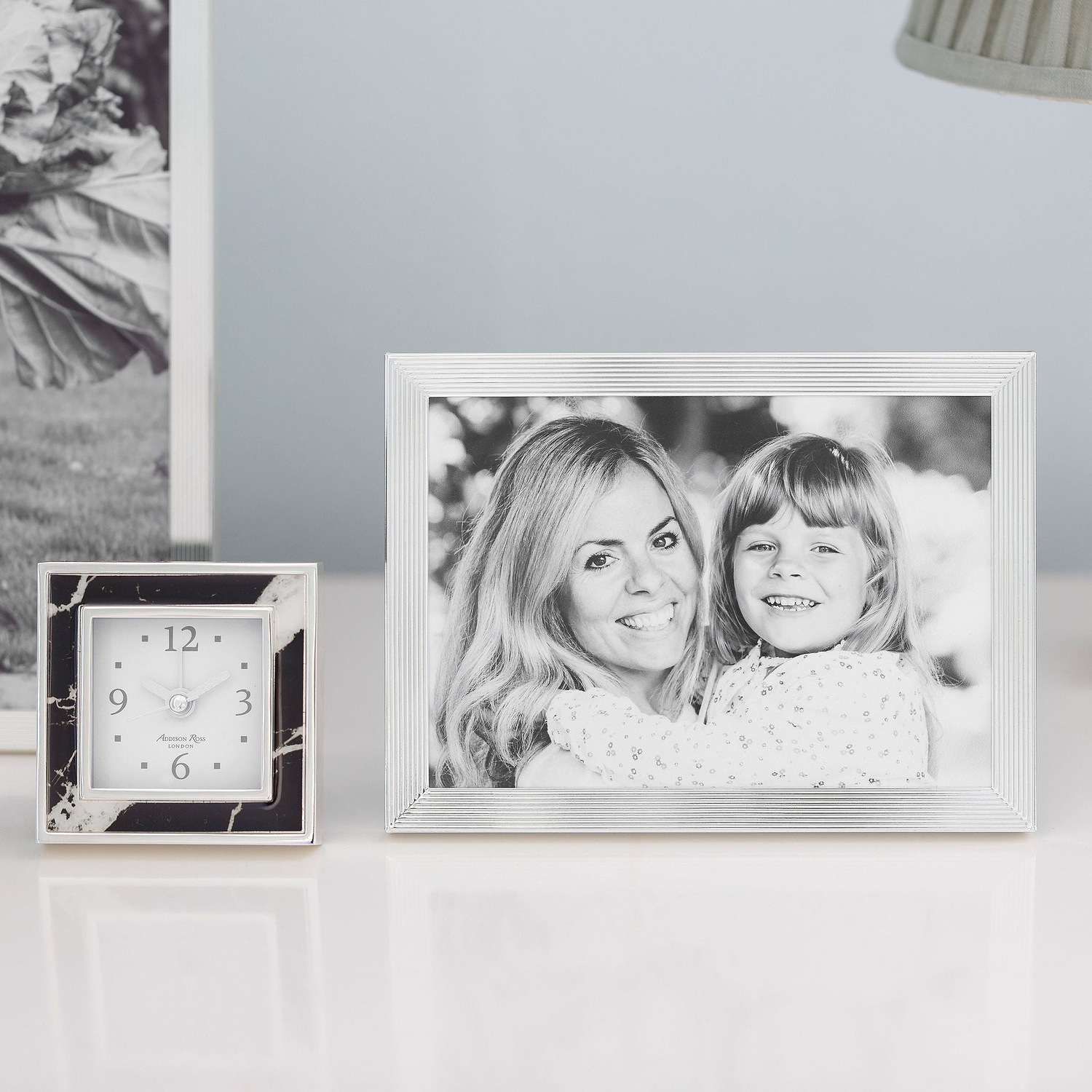 A luxury photo frame with black and white photo