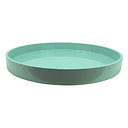 Eau De Nil Straight Sided Round Large Lacquered Tray