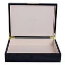 Black Storage Box : Gold Trim