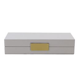 Chiffon Lacquer Box With Gold