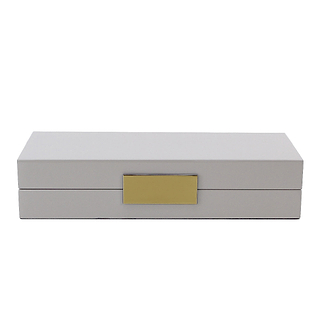 Chiffon Lacquer Box With Gold