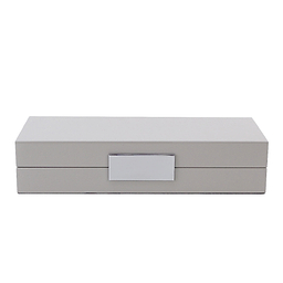 Chiffon Lacquer Box With Silver