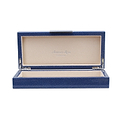 Blue Shagreen Box With Gold