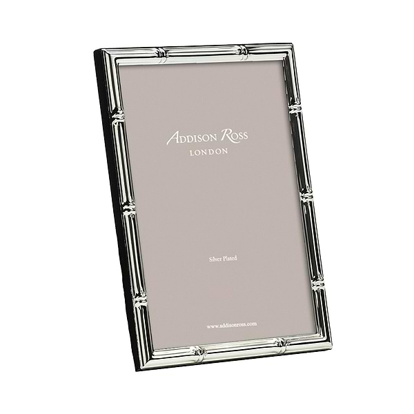 Bamboo Silver Plated Picture Frame