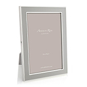 Chiffon Enamel & Silver Frame
