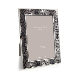 Natural Snake & Silver Frame
