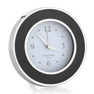 Black & Silver Alarm Clock