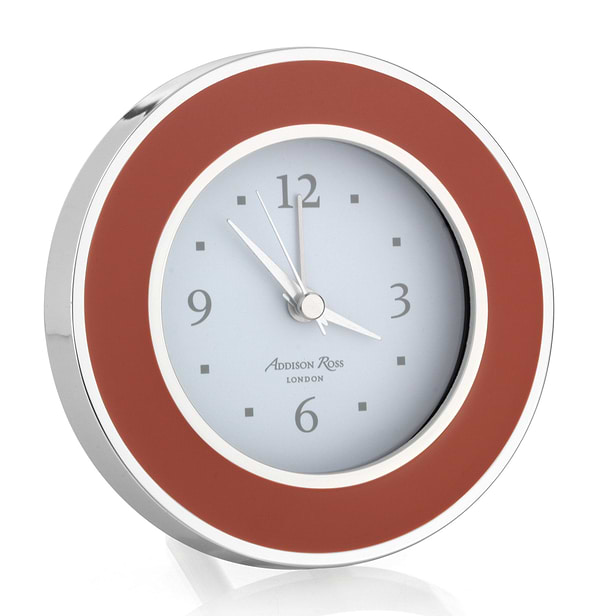 Orange & Silver Alarm Clock