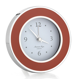 Orange & Silver Alarm Clock