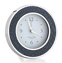 Blue Croc Silver Alarm Clock