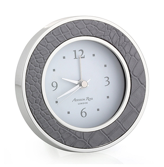 Dove Croc Silver Alarm Clock