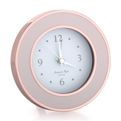 Rose Gold & Pink Alarm Clock