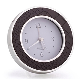 Choc Croc & Silver Alarm Clock