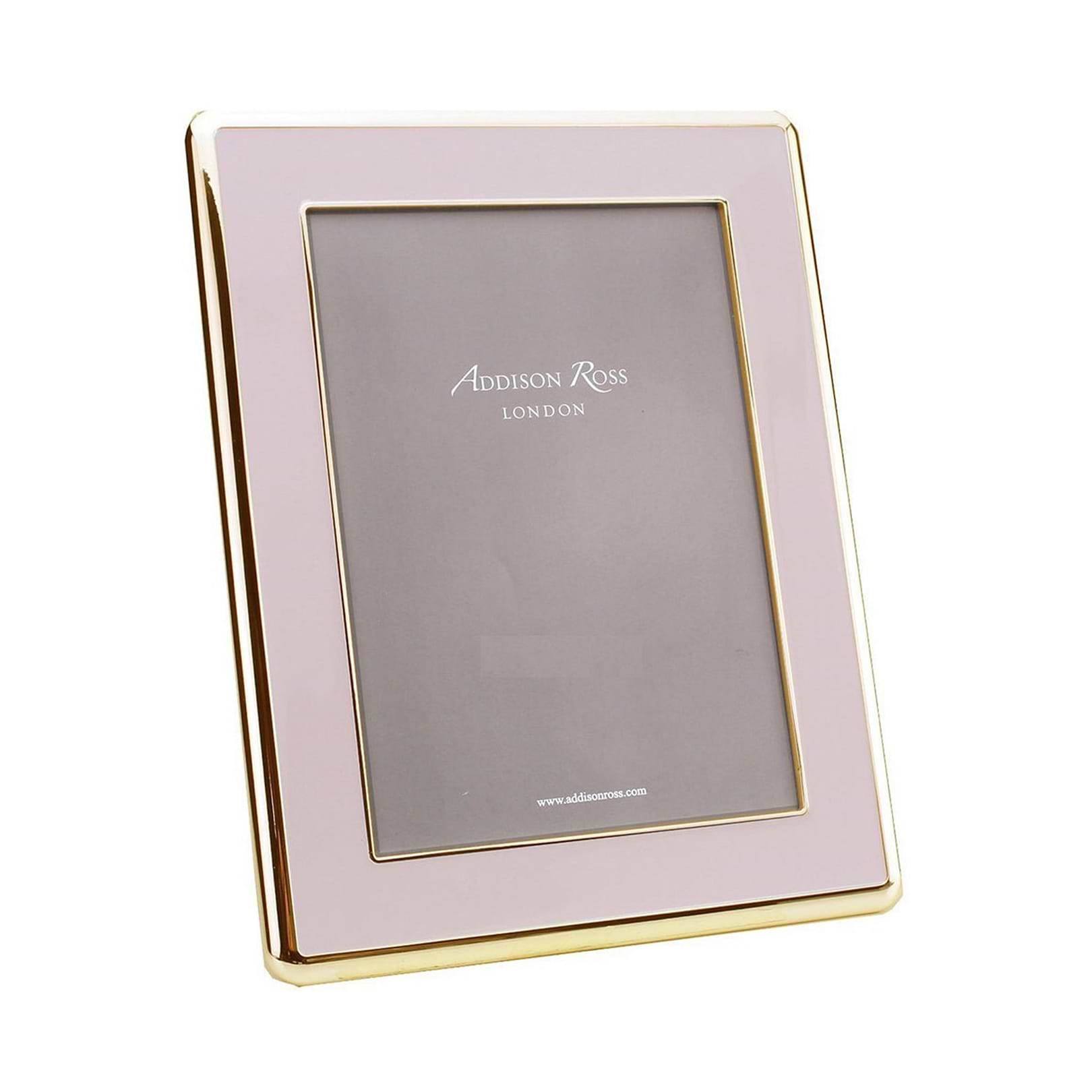 Wide Picture Frames - Pink Enamel, Silver Curved Frame | Addison Ross