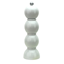 White Bobbin Salt or Pepper Mill