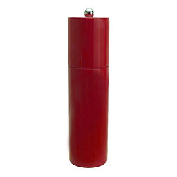 Burgundy Round Column Salt or Pepper Mill