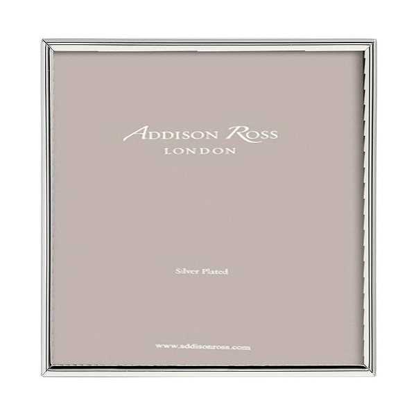 Fine Edged Square Silver Photo Frame, 5 x 5