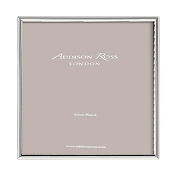Fine Edged Square Silver Photo Frame, 5 x 5