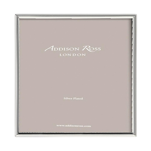 Fine Edged Square Silver Photo Frame, 5 x 5 - Silver Frames - Addison Ross