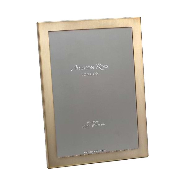 Matte Gold Frame with Squared Corners