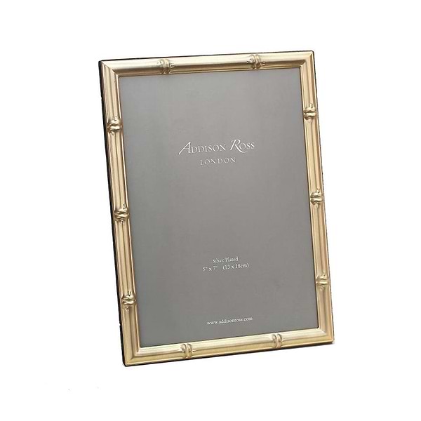 Bamboo Matte Gold Photo Frame