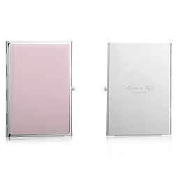 Pink & Silver Plate Travel Frame