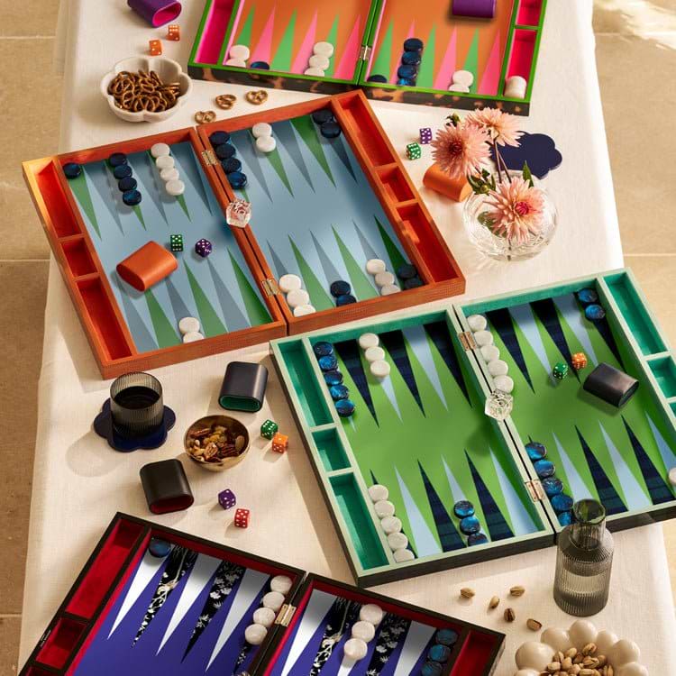 Lacquer Backgammon Sets - Addison Ross Ltd UK