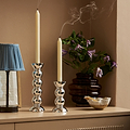 23cm Bobbin Candlestick Chrome - Addison Ross Ltd UK