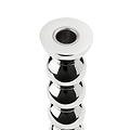 23cm Bobbin Candlestick Chrome - Addison Ross Ltd UK