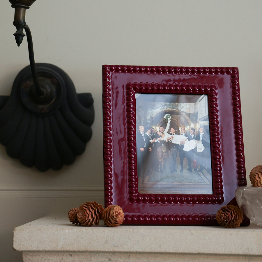 Cherry Bobbin Lacquer Photo Frame