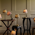 Ikat Empire Mauve & Cappuccino Lampshade - 16cm