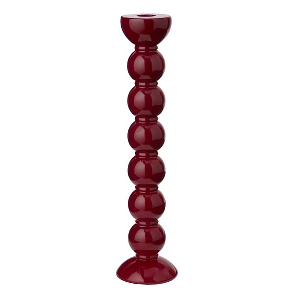 Addison Ross: Extra Tall Cherry Bobbin Candlestick - 33cm
