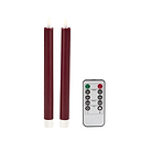 Cherry Wax LED Candles - Set of 2