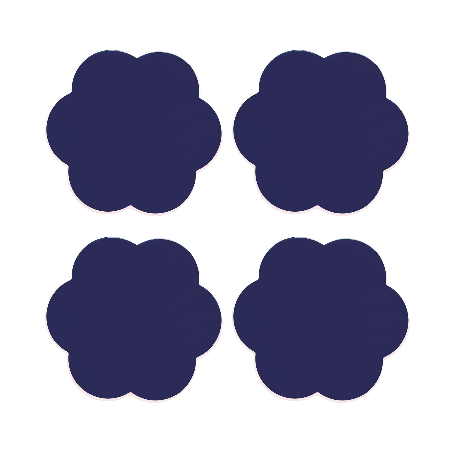 Navy Coasters – Set of 4