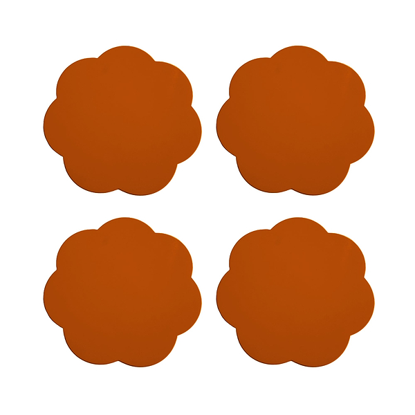 Orange  Coasters – Set of 4