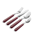 Cherry & Cappuccino Bobbin Cutlery - 16-Piece Set