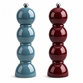 Chambray and Cherry Bobbin Salt & Pepper Mills