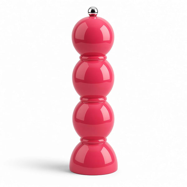 Watermelon Pink Bobbin Salt or Pepper Mill