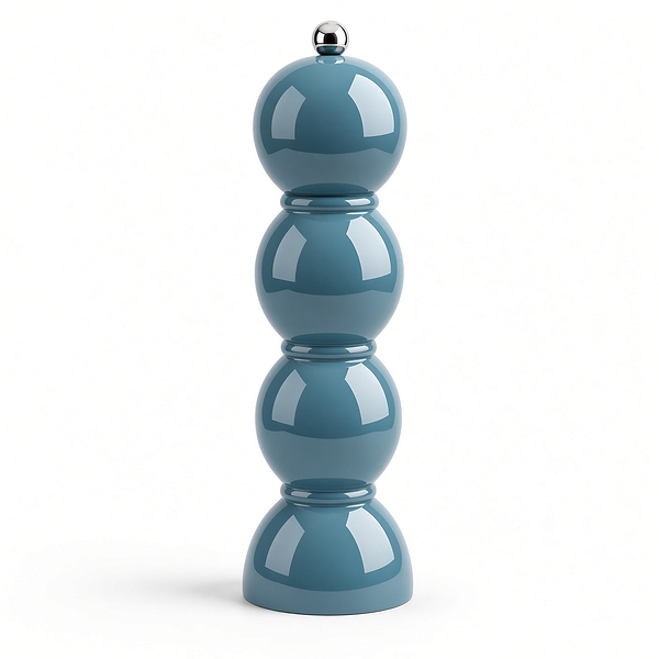 Chambray Blue Bobbin Salt or Pepper Mill